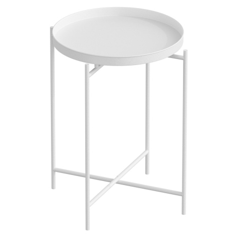 Kalune Design Odkládací stolek Shb-007-B bílý