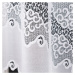 Dekorační oblouková krátká záclona na žabky MODESTA 160 bílá 300x160 cm MyBestHome