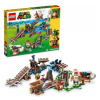 Lego® super mario™ 71425 diddy kongova jízda v důlním vozíku – rozšiřující set