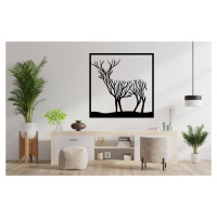 Vsepropejska Strom života srnec dekorace na zeď Rozměr (cm): 38 x 38, Dekor: Černá