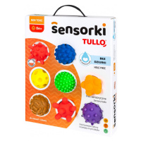 TULLO Senzorické míčky Sensorki 8 ks bez otvoru