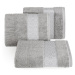 Bavlněný froté ručník s bordurou MELANY 50x90 cm, stříbrná, 500 gr Mybesthome Varianta: ručník -