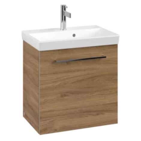 Villeroy & Boch Avento - Umyvadlová skříňka, 53x51x35 cm, 1 dvířka, Oak Kansas A88801RH