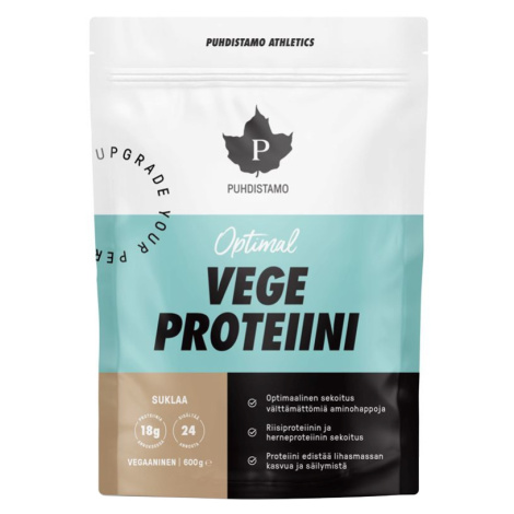 Puhdistamo Optimal Vegan Protein čokoláda 600 g
