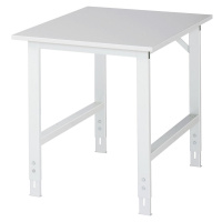 RAU Pracovní stůl, výškově přestavitelný, výška 760 - 1080 mm, dřevotřísková deska s povlakem me