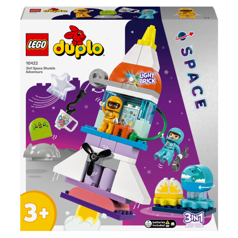Lego® Duplo® 10422 Vesmírné dobrodružství s raketoplánem 3 v 1