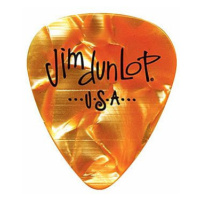 Dunlop 483P08MD Genuine Celluloid Orange Pearloid Medium