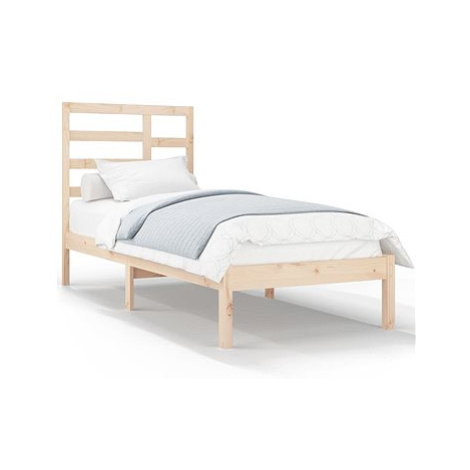 Rám postele masivní dřevo 90 × 200 cm, 3105780 SHUMEE