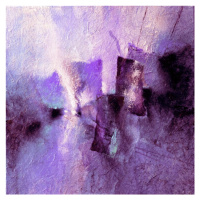 Ilustrace purple tidal rhythms, Annette Schmucker, (40 x 40 cm)