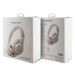 Guess PU Leather 4G Tone on Tone Script Logo BT5.3 Stereo Headphone růžové