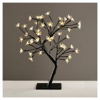ACA Lighting stromek se silikonovými květy 36 LED 220-240V, teplá bílá, IP20, 45cm, 3m černý kab