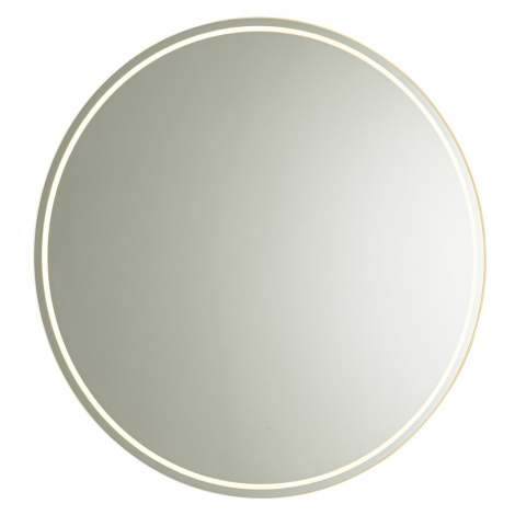 Moderní koupelnové zrcadlo 80 cm včetně LED a dotykového stmívače - Sebas QAZQA
