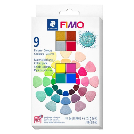 FIMO sada 10 barev - Efekt Mixing Pearls Kreativní svět s.r.o.