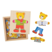 Bigjigs Toys Oblékací puzzle Pan medvěd