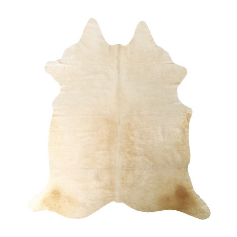 Dekorativní hovězí kůže Esbeco / 100% pravá kůže / plocha 3,6 do 4,4 m² / krémová