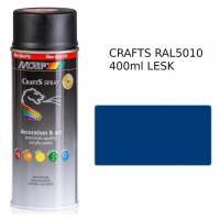 Sprej Crafts modrý RAL5010 400ml
