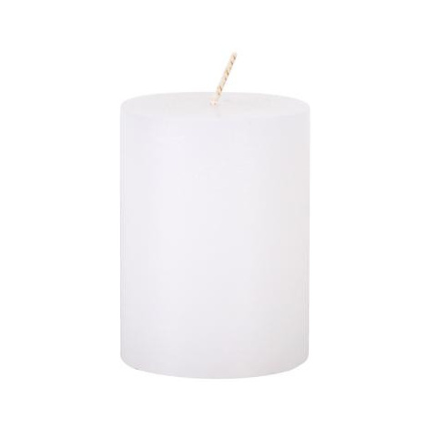 Provence Rustikální svíčka 10cm bílá