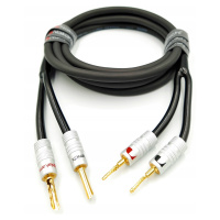 Nakamichi Reproduktorový kabel 2x4 jehly banán Bfa 0,5m