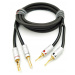 Nakamichi Reproduktorový kabel 2x4 jehly banán Bfa 0,5m