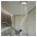 Searchlight Závěsné světlo Hallway s křišťálovým ověsem, 180cm