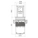 Výsuvný sloupek BACHMANN 928.020 Elevator 1 zásuvka 230V + nabíječka USB