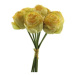 Růže CABBAGE svazek umělá 7ks krémová 25cm