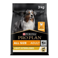 Proplan Dog All Size Adult Optiweight sterilised 3kg