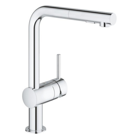 Dřezová baterie GROHE Minta s vytahovací sprškou chrom 30274000