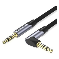 Vention 3.5mm to 3.5mm Jack 90° Flat Aux Cable 1m Gray Aluminum Alloy Type