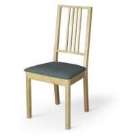 Dekoria Potah na sedák židle Börje, šedomodrý šenil, potah sedák židle Börje, City, 704-85