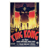 Ilustrace King Kong / Fay Wray, 26.7 × 40 cm