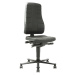 bimos Pracovní otočná židle All-in-One, s kolečky, PU lehčená hmota, černá