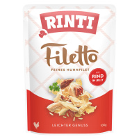 RINTI Filetto Pouch in Jelly 24 x 100 g - Kuřecí s hovězím