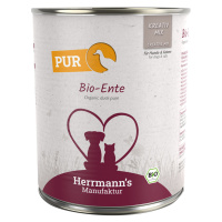 Herrmann's čisté maso 12 x 800 g - výhodné balení - bio kachní