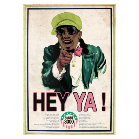 Plakát, Obraz - Hey ya, Ads Libitum / David Redon, 30 × 40 cm