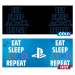 Hrnek Playstation - Eat Sleep Repeat (měnící se motiv)