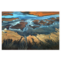 Fotografie California Aerial - The Desert From Above, Tanja Ghirardini, 40 × 26.7 cm