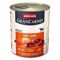 Grancarno konzerva pro psy Adult hovězí, kuřecí 800 g