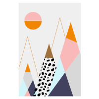 Ilustrace abstractmountains, MadKat, (26.7 x 40 cm)