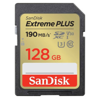 SanDisk SDXC karta 128GB Extreme PLUS SDSDXWA-128G-GNCIN