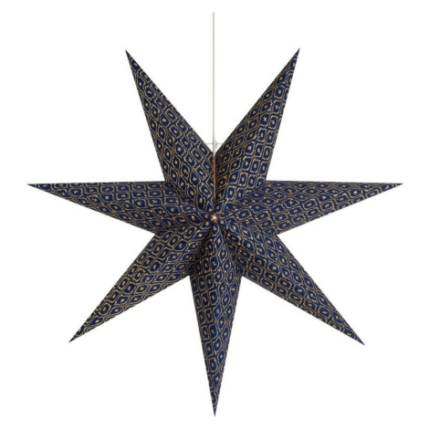 Tmavě modrá závěsná vánoční světelná dekorace Baroque – Markslöjd