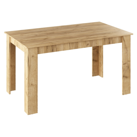 Jídelní stůl, dub artisan, 140x80, GENERAL NEW Tempo Kondela