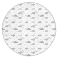 Dětský koberec ve světle šedo-bílé barvě ø 100 cm Comfort – Mila Home