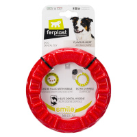 Ferplast pes Smile kruh červený - vel. M: Ø 16 x V 3,2 cm