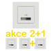 Schneider Electric Asfora rychlonabíječka USB A+C 3A 45W bílá balení 2+1ks zdarma KIT_EPH2700421