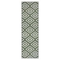 Zelený koberec běhoun 200x80 cm Nordic - Hanse Home
