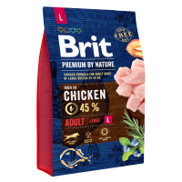 Brit Premium by Nature Adult Large Breed Chicken - Výhodné balení: 2 x 3 kg