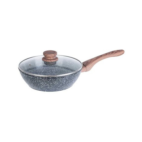 Granitový wok 24 cm Granite Wood Kinghoff Kh-1583