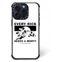 Pouzdro pro Apple Iphone 15 Plus Rick a Morty 045 Rick and Morty Magsafe Bílé