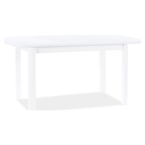 Casarredo Jídelní stůl rozkládací DIEGO II 120x68 bílá mat